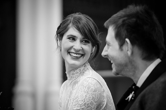 Alexi and Lorna Wedding B&W0123