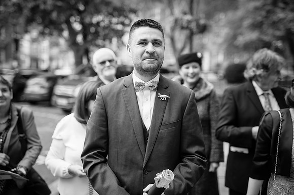Alexi and Lorna Wedding B&W0165