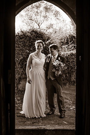 Jess and Hugh Wedding BW-253