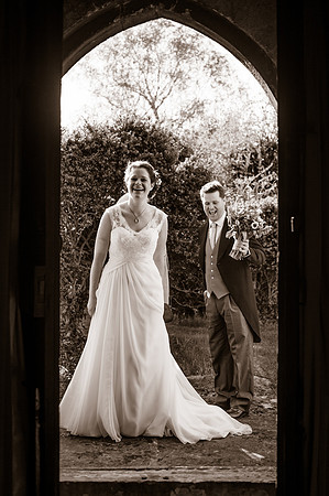 Jess and Hugh Wedding BW-251