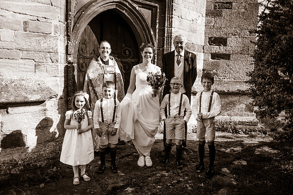 Jess and Hugh Wedding BW-122