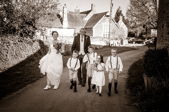 Jess and Hugh Wedding BW-96