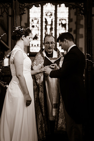 Jess and Hugh Wedding BW-157