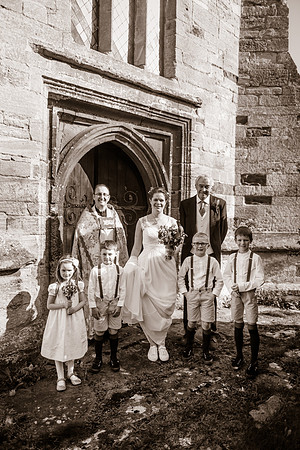 Jess and Hugh Wedding BW-123