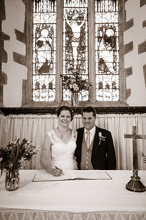 Jess and Hugh Wedding BW-188