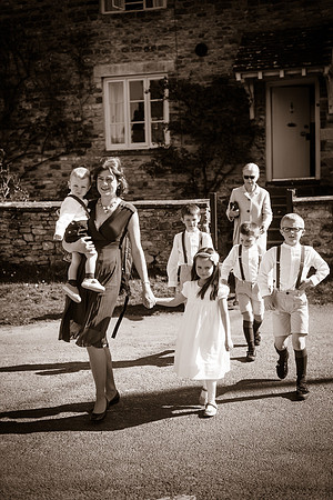 Jess and Hugh Wedding BW-73