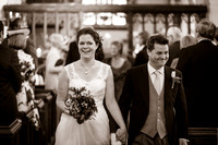 Jess and Hugh Wedding BW