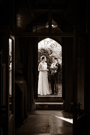 Jess and Hugh Wedding BW-263
