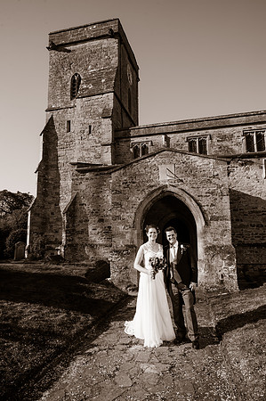 Jess and Hugh Wedding BW-333