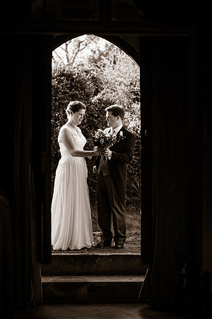 Jess and Hugh Wedding BW-265