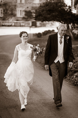 Jess and Hugh Wedding BW-89
