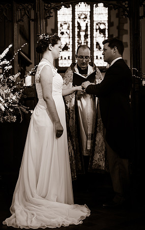 Jess and Hugh Wedding BW-158