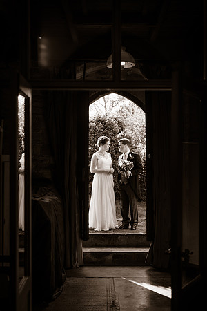 Jess and Hugh Wedding BW-261