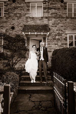 Jess and Hugh Wedding BW-83