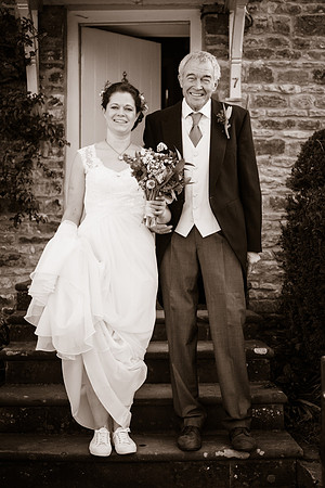 Jess and Hugh Wedding BW-81
