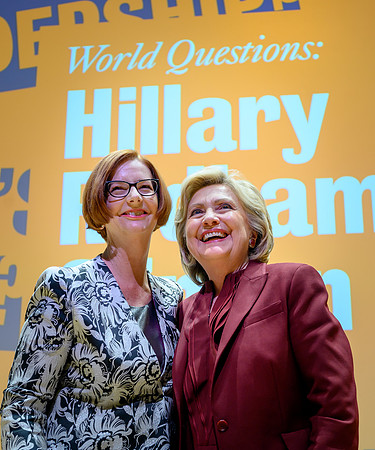 Hilary Clinton Visit-188