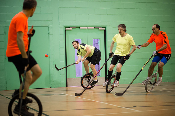 Unicycle hockey seesion 1-3