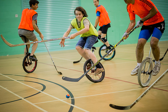 Unicycle hockey seesion 1-8