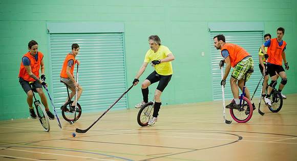 Unicycle hockey seesion 1-11