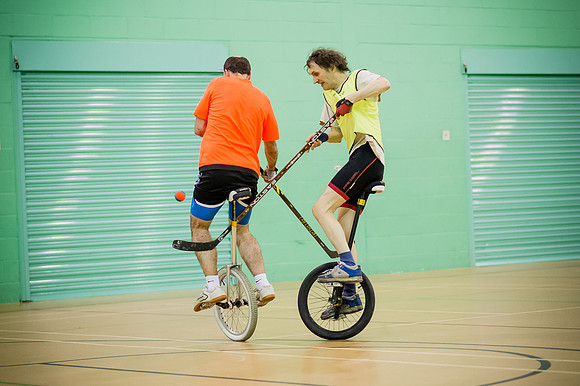 Unicycle hockey seesion 1-13