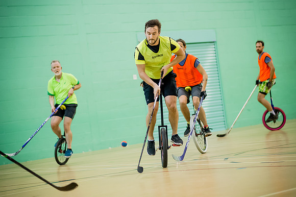 Unicycle hockey seesion 1-16