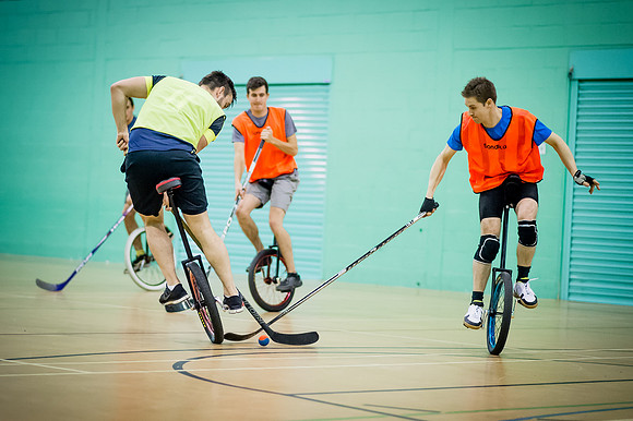 Unicycle hockey seesion 1-21