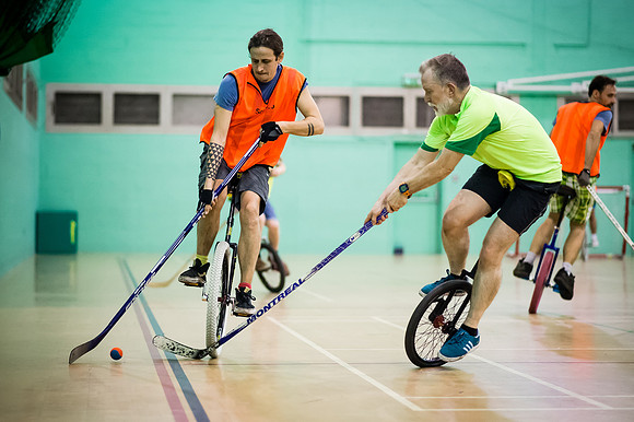Unicycle hockey seesion 1-22