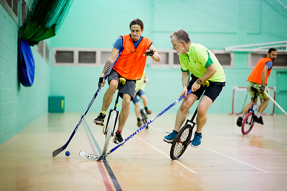 Unicycle hockey seesion 1-23