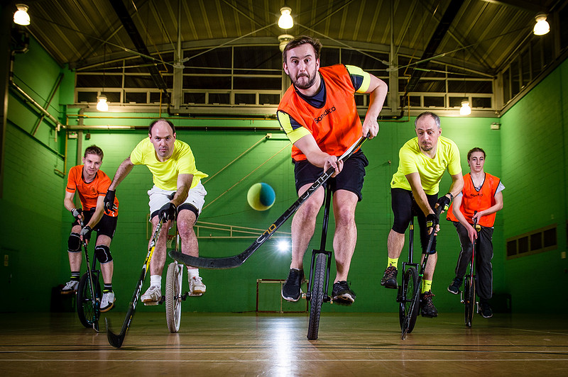 Unicycle Hockey Session 2-1